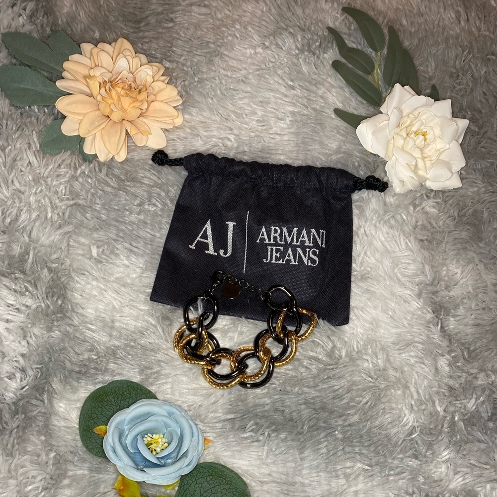 Armani Exchange Two-Tone Chain Link Bracelet